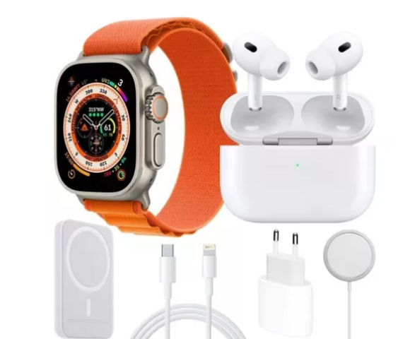 Reloj X8 Ultra Audifonos Power Bank